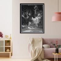 Historic Framed Print, Los Angeles City Hall, 200 North Spring Street, Los Angeles, Los Angeles County, CA - 14,  17-7/8" x 21-7/8"