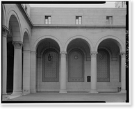 Historic Framed Print, Los Angeles City Hall, 200 North Spring Street, Los Angeles, Los Angeles County, CA - 18,  17-7/8" x 21-7/8"