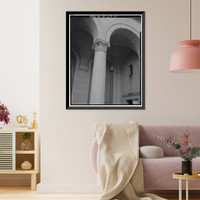 Historic Framed Print, Los Angeles City Hall, 200 North Spring Street, Los Angeles, Los Angeles County, CA - 22,  17-7/8" x 21-7/8"