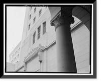Historic Framed Print, Los Angeles City Hall, 200 North Spring Street, Los Angeles, Los Angeles County, CA - 23,  17-7/8" x 21-7/8"