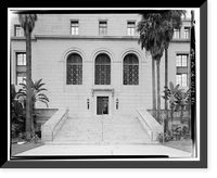 Historic Framed Print, Los Angeles City Hall, 200 North Spring Street, Los Angeles, Los Angeles County, CA - 26,  17-7/8" x 21-7/8"