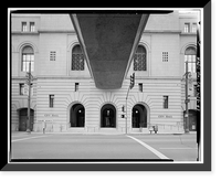 Historic Framed Print, Los Angeles City Hall, 200 North Spring Street, Los Angeles, Los Angeles County, CA - 31,  17-7/8" x 21-7/8"