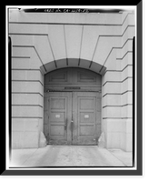 Historic Framed Print, Los Angeles City Hall, 200 North Spring Street, Los Angeles, Los Angeles County, CA - 36,  17-7/8" x 21-7/8"