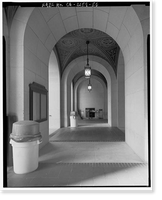 Historic Framed Print, Los Angeles City Hall, 200 North Spring Street, Los Angeles, Los Angeles County, CA - 40,  17-7/8" x 21-7/8"