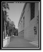 Historic Framed Print, Los Angeles City Hall, 200 North Spring Street, Los Angeles, Los Angeles County, CA - 45,  17-7/8" x 21-7/8"