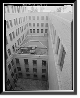 Historic Framed Print, Los Angeles City Hall, 200 North Spring Street, Los Angeles, Los Angeles County, CA - 50,  17-7/8" x 21-7/8"