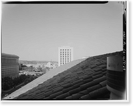 Historic Framed Print, Los Angeles City Hall, 200 North Spring Street, Los Angeles, Los Angeles County, CA - 53,  17-7/8" x 21-7/8"