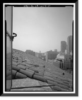Historic Framed Print, Los Angeles City Hall, 200 North Spring Street, Los Angeles, Los Angeles County, CA - 54,  17-7/8" x 21-7/8"