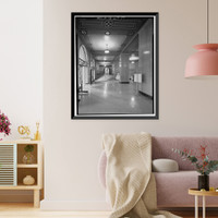 Historic Framed Print, Los Angeles City Hall, 200 North Spring Street, Los Angeles, Los Angeles County, CA - 61,  17-7/8" x 21-7/8"