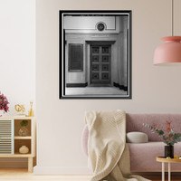 Historic Framed Print, Los Angeles City Hall, 200 North Spring Street, Los Angeles, Los Angeles County, CA - 63,  17-7/8" x 21-7/8"