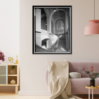 Historic Framed Print, Los Angeles City Hall, 200 North Spring Street, Los Angeles, Los Angeles County, CA - 70,  17-7/8" x 21-7/8"