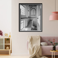 Historic Framed Print, Los Angeles City Hall, 200 North Spring Street, Los Angeles, Los Angeles County, CA - 71,  17-7/8" x 21-7/8"