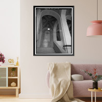 Historic Framed Print, Los Angeles City Hall, 200 North Spring Street, Los Angeles, Los Angeles County, CA - 74,  17-7/8" x 21-7/8"