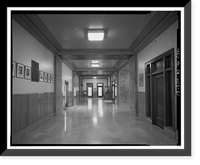 Historic Framed Print, Los Angeles City Hall, 200 North Spring Street, Los Angeles, Los Angeles County, CA - 75,  17-7/8" x 21-7/8"