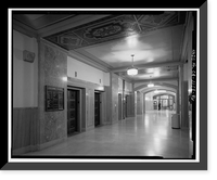 Historic Framed Print, Los Angeles City Hall, 200 North Spring Street, Los Angeles, Los Angeles County, CA - 80,  17-7/8" x 21-7/8"