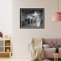 Historic Framed Print, Los Angeles City Hall, 200 North Spring Street, Los Angeles, Los Angeles County, CA - 80,  17-7/8" x 21-7/8"