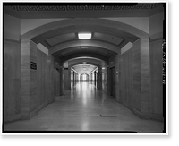 Historic Framed Print, Los Angeles City Hall, 200 North Spring Street, Los Angeles, Los Angeles County, CA - 83,  17-7/8" x 21-7/8"