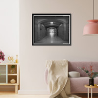 Historic Framed Print, Los Angeles City Hall, 200 North Spring Street, Los Angeles, Los Angeles County, CA - 83,  17-7/8" x 21-7/8"