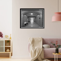 Historic Framed Print, Los Angeles City Hall, 200 North Spring Street, Los Angeles, Los Angeles County, CA - 84,  17-7/8" x 21-7/8"