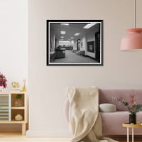 Historic Framed Print, Los Angeles City Hall, 200 North Spring Street, Los Angeles, Los Angeles County, CA - 87,  17-7/8" x 21-7/8"