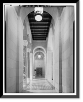 Historic Framed Print, Los Angeles City Hall, 200 North Spring Street, Los Angeles, Los Angeles County, CA - 91,  17-7/8" x 21-7/8"