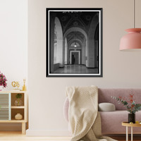 Historic Framed Print, Los Angeles City Hall, 200 North Spring Street, Los Angeles, Los Angeles County, CA - 96,  17-7/8" x 21-7/8"