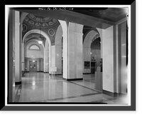 Historic Framed Print, Los Angeles City Hall, 200 North Spring Street, Los Angeles, Los Angeles County, CA - 98,  17-7/8" x 21-7/8"