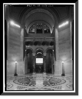 Historic Framed Print, Los Angeles City Hall, 200 North Spring Street, Los Angeles, Los Angeles County, CA - 106,  17-7/8" x 21-7/8"