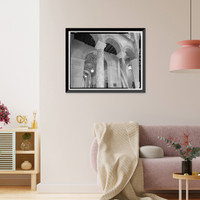 Historic Framed Print, Los Angeles City Hall, 200 North Spring Street, Los Angeles, Los Angeles County, CA - 108,  17-7/8" x 21-7/8"