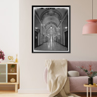 Historic Framed Print, Los Angeles City Hall, 200 North Spring Street, Los Angeles, Los Angeles County, CA - 110,  17-7/8" x 21-7/8"
