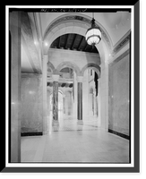 Historic Framed Print, Los Angeles City Hall, 200 North Spring Street, Los Angeles, Los Angeles County, CA - 112,  17-7/8" x 21-7/8"