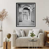 Historic Framed Print, Los Angeles City Hall, 200 North Spring Street, Los Angeles, Los Angeles County, CA - 112,  17-7/8" x 21-7/8"