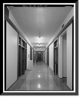 Historic Framed Print, Los Angeles City Hall, 200 North Spring Street, Los Angeles, Los Angeles County, CA - 119,  17-7/8" x 21-7/8"