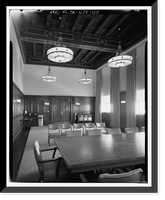 Historic Framed Print, Los Angeles City Hall, 200 North Spring Street, Los Angeles, Los Angeles County, CA - 121,  17-7/8" x 21-7/8"