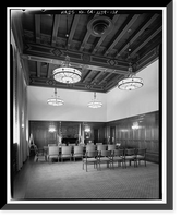 Historic Framed Print, Los Angeles City Hall, 200 North Spring Street, Los Angeles, Los Angeles County, CA - 122,  17-7/8" x 21-7/8"
