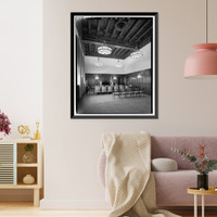 Historic Framed Print, Los Angeles City Hall, 200 North Spring Street, Los Angeles, Los Angeles County, CA - 122,  17-7/8" x 21-7/8"