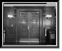 Historic Framed Print, Los Angeles City Hall, 200 North Spring Street, Los Angeles, Los Angeles County, CA - 123,  17-7/8" x 21-7/8"