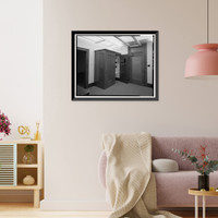 Historic Framed Print, Los Angeles City Hall, 200 North Spring Street, Los Angeles, Los Angeles County, CA - 132,  17-7/8" x 21-7/8"