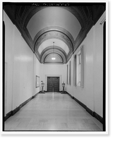 Historic Framed Print, Los Angeles City Hall, 200 North Spring Street, Los Angeles, Los Angeles County, CA - 135,  17-7/8" x 21-7/8"