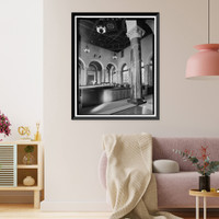 Historic Framed Print, Los Angeles City Hall, 200 North Spring Street, Los Angeles, Los Angeles County, CA - 137,  17-7/8" x 21-7/8"