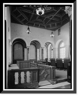 Historic Framed Print, Los Angeles City Hall, 200 North Spring Street, Los Angeles, Los Angeles County, CA - 138,  17-7/8" x 21-7/8"