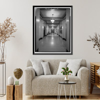 Historic Framed Print, Los Angeles City Hall, 200 North Spring Street, Los Angeles, Los Angeles County, CA - 143,  17-7/8" x 21-7/8"