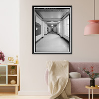 Historic Framed Print, Los Angeles City Hall, 200 North Spring Street, Los Angeles, Los Angeles County, CA - 144,  17-7/8" x 21-7/8"