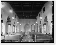 Historic Framed Print, Los Angeles City Hall, 200 North Spring Street, Los Angeles, Los Angeles County, CA - 147,  17-7/8" x 21-7/8"