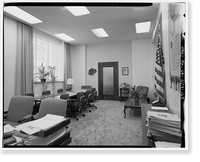 Historic Framed Print, Los Angeles City Hall, 200 North Spring Street, Los Angeles, Los Angeles County, CA - 153,  17-7/8" x 21-7/8"