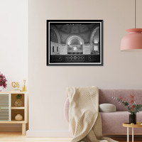Historic Framed Print, Los Angeles City Hall, 200 North Spring Street, Los Angeles, Los Angeles County, CA - 165,  17-7/8" x 21-7/8"