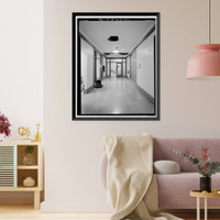 Historic Framed Print, Los Angeles City Hall, 200 North Spring Street, Los Angeles, Los Angeles County, CA - 186,  17-7/8" x 21-7/8"