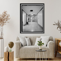 Historic Framed Print, Los Angeles City Hall, 200 North Spring Street, Los Angeles, Los Angeles County, CA - 186,  17-7/8" x 21-7/8"