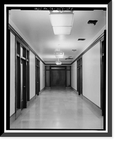 Historic Framed Print, Los Angeles City Hall, 200 North Spring Street, Los Angeles, Los Angeles County, CA - 188,  17-7/8" x 21-7/8"