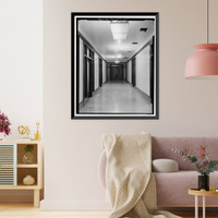 Historic Framed Print, Los Angeles City Hall, 200 North Spring Street, Los Angeles, Los Angeles County, CA - 188,  17-7/8" x 21-7/8"